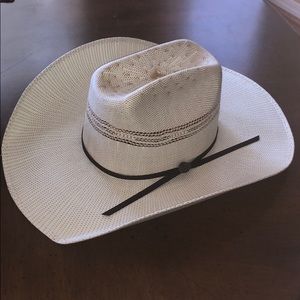 Straw cowboy hat